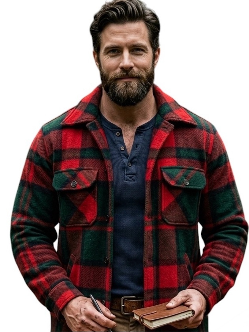 Vintage Eddie Bauer Buffalo Plaid Wool Jacket Mackinaw Shacket Lumberjack Medium